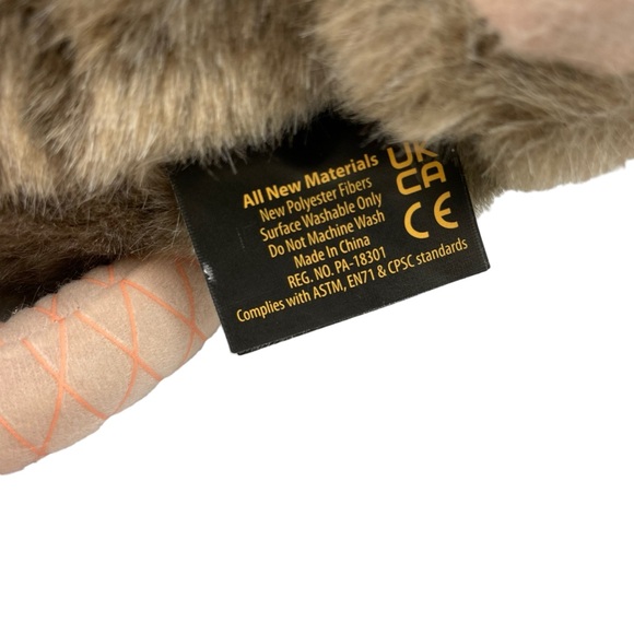 Wizarding World of Harry Potter Scabbers Large Plush Rat Velcro Hands 12” Noble - Picture 3 of 15